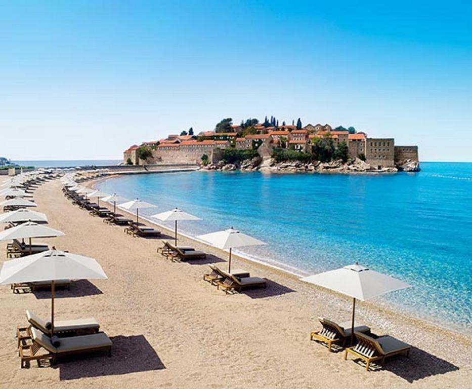 Lux Apartman Sofia Daire Sveti Stefan Dış mekan fotoğraf